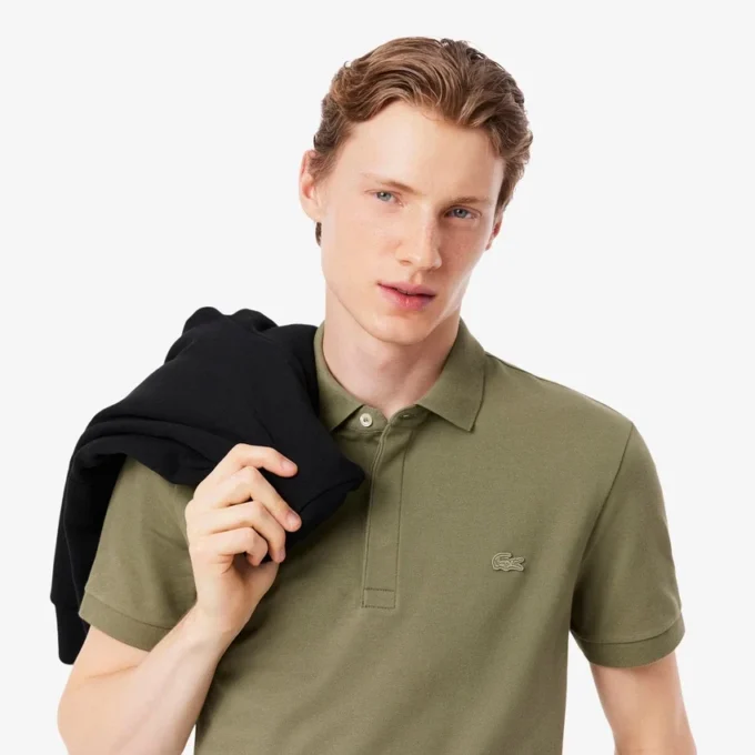 Men’s Regular Fit Paris Stretch Piqua Polo