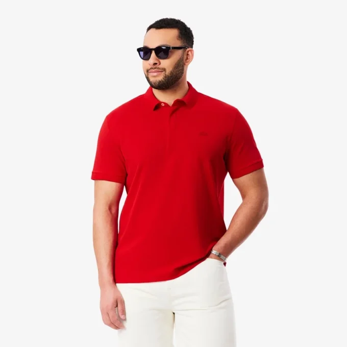 Men’s Regular Fit Paris Stretch Piqua Polo
