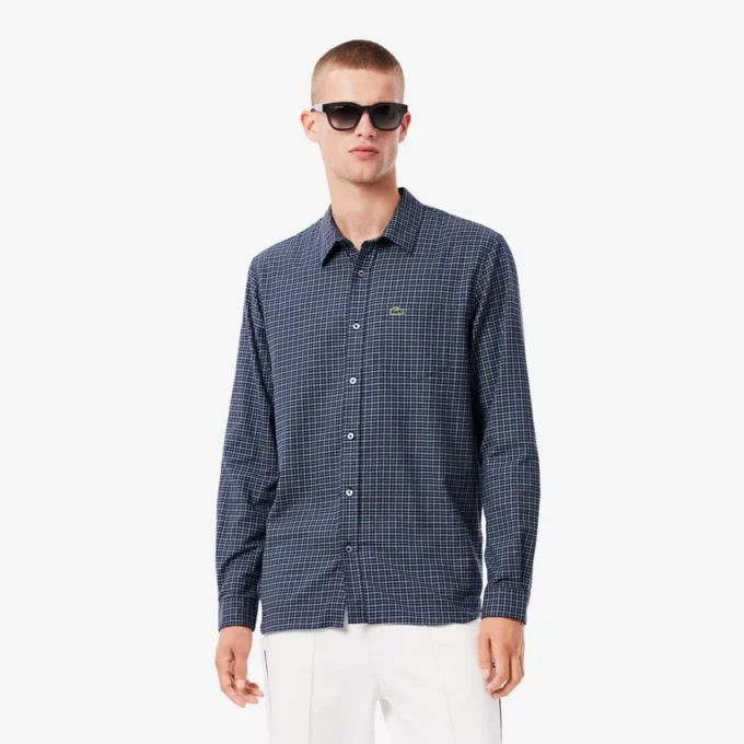 Men’s Regular Fit Plaid Flannel Shirt