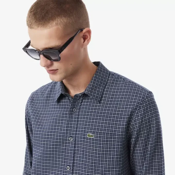 Men’s Regular Fit Plaid Flannel Shirt