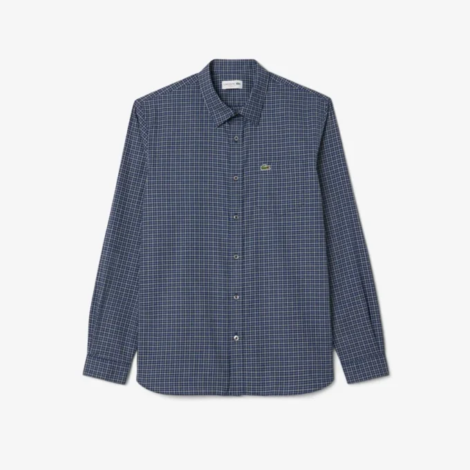 Men’s Regular Fit Plaid Flannel Shirt