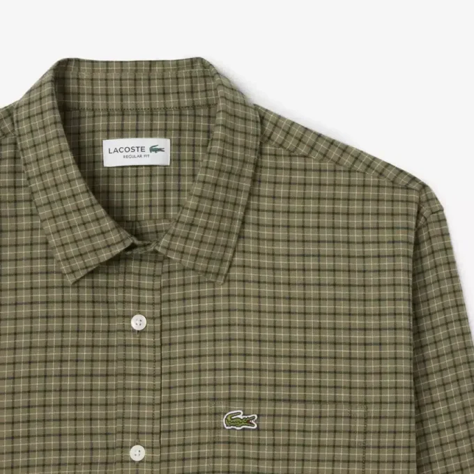 Men’s Regular Fit Plaid Flannel Shirt