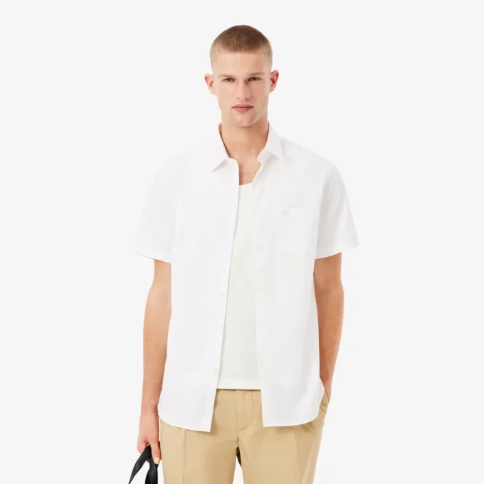 Men’s Regular Fit Short Sleeve Cotton Shirt