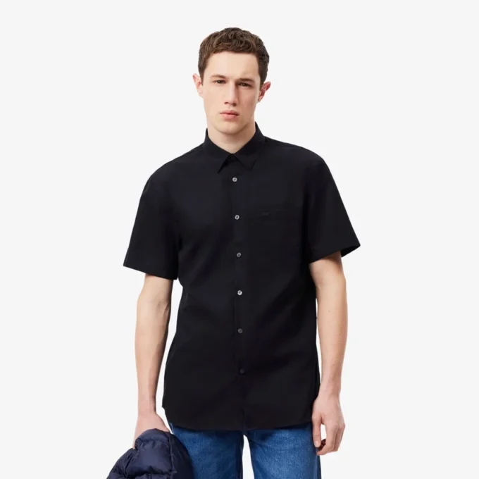 Men’s Regular Fit Short Sleeve Cotton Shirt