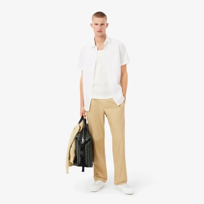 Men’s Regular Fit Short Sleeve Cotton Shirt
