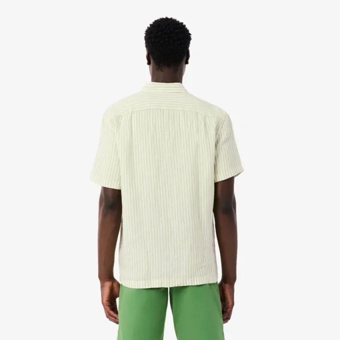 Men’s Regular Fit Short Sleeve Linen Shirt