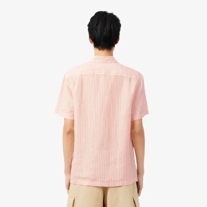 Men’s Regular Fit Short Sleeve Linen Shirt
