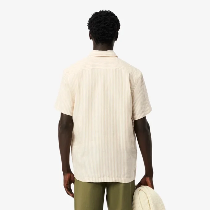 Men’s Regular Fit Short Sleeve Linen Shirt