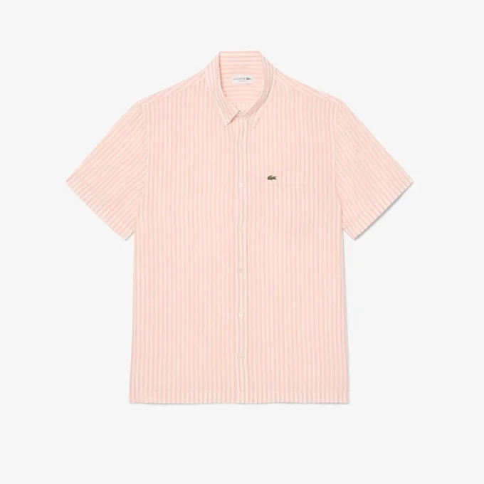 Men’s Regular Fit Short Sleeve Linen Shirt