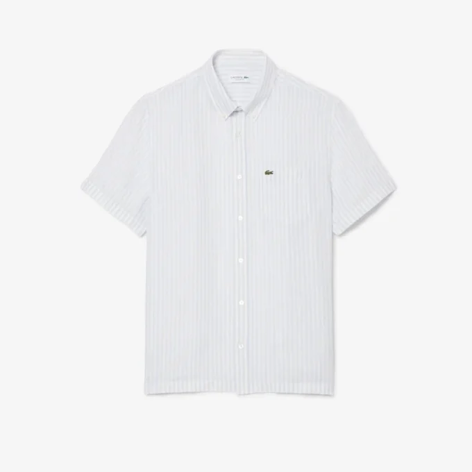 Men’s Regular Fit Short Sleeve Linen Shirt