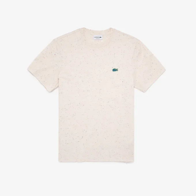 Men’s Regular Fit Speckled Print Cotton Jersey T-Shirt