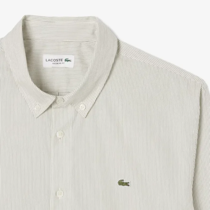Men’s Regular Fit Striped Button Down Shirt