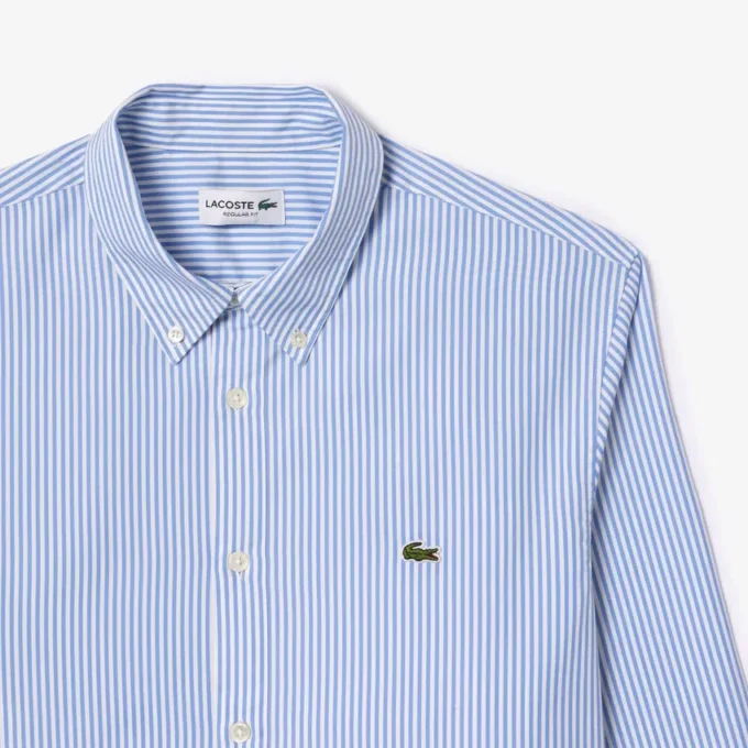 Men’s Regular Fit Striped Cotton Shirt