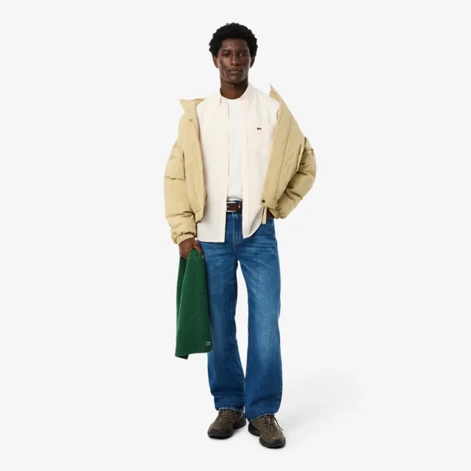 Men’s Regular Fit Striped Linen Shirt