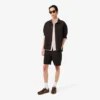 Men’s Regular Fit Striped Linen Shirt