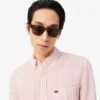 Men’s Regular Fit Striped Linen Shirt