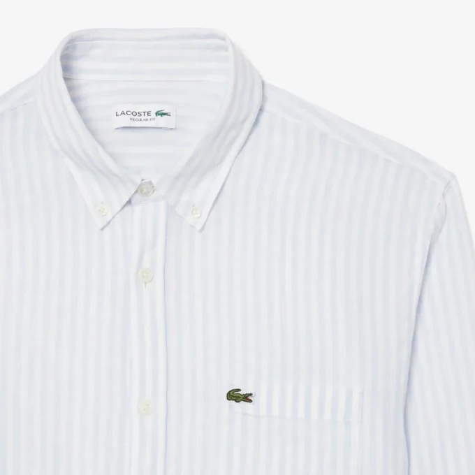 Men’s Regular Fit Striped Linen Shirt