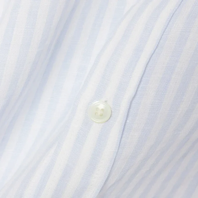 Men’s Regular Fit Striped Linen Shirt