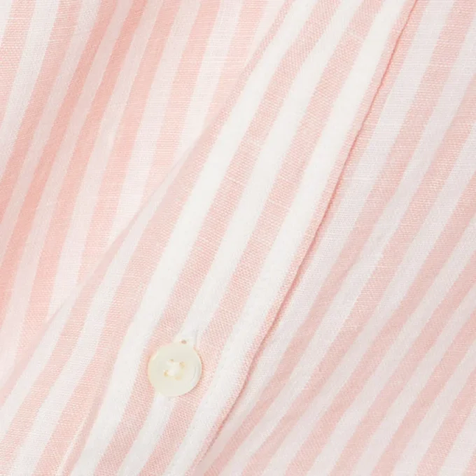 Men’s Regular Fit Striped Linen Shirt