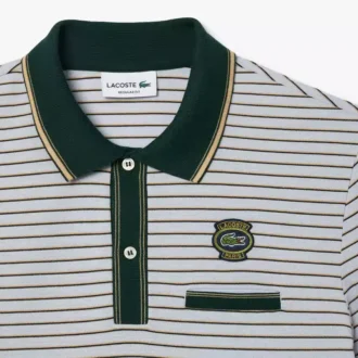Men’s Regular Fit Striped Mini Piqua Polo