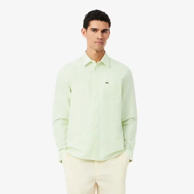 Men’s Regular Fit Striped Oxford Shirt