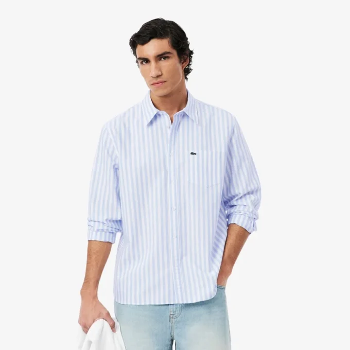 Men’s Regular Fit Striped Oxford Shirt