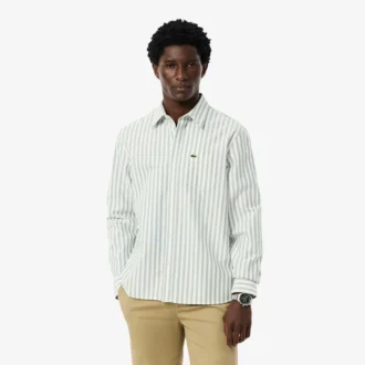 Men’s Regular Fit Striped Oxford Shirt