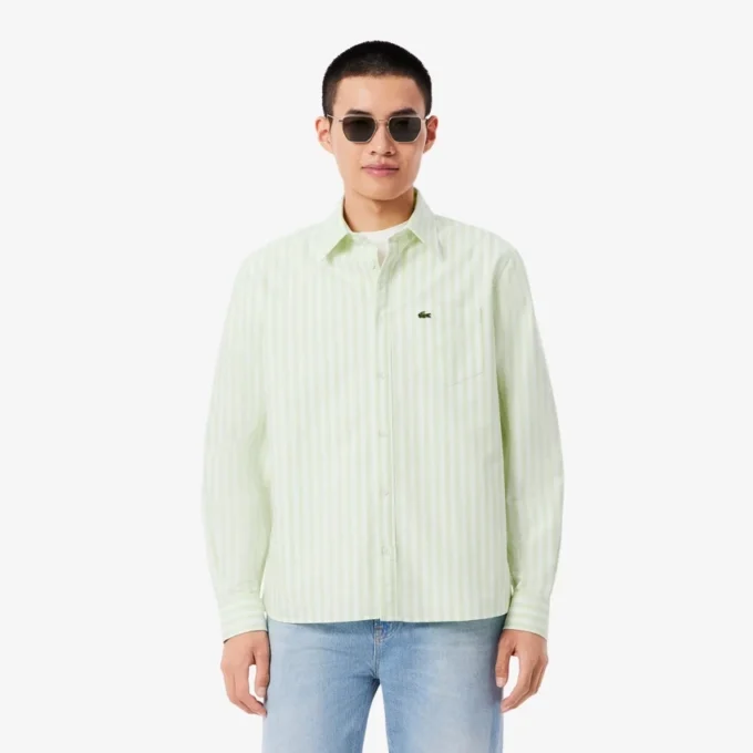 Men’s Regular Fit Striped Oxford Shirt