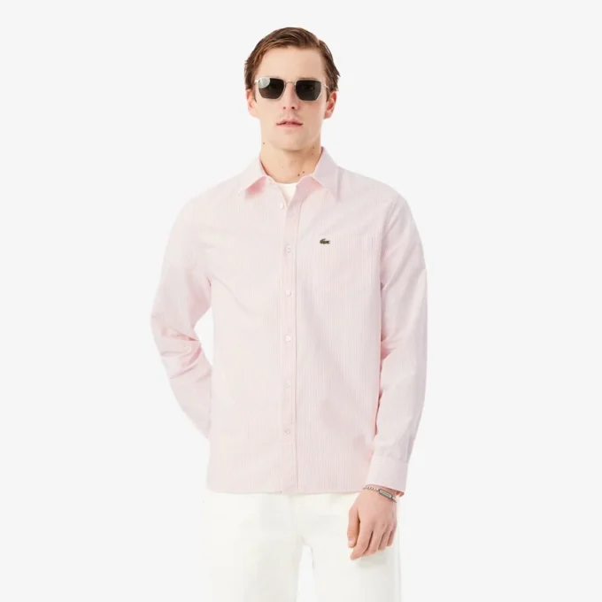 Men’s Regular Fit Striped Oxford Shirt