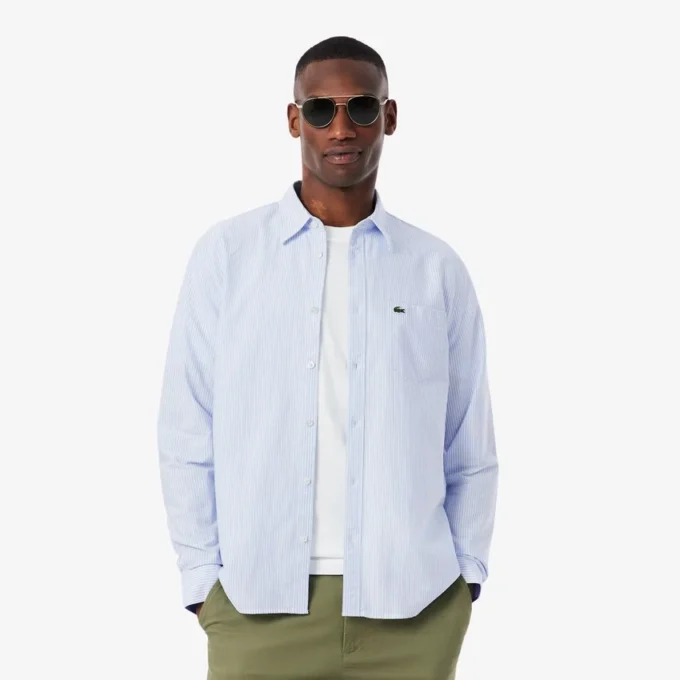 Men’s Regular Fit Striped Oxford Shirt