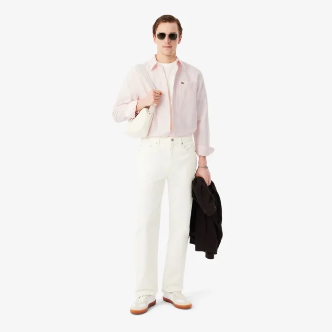 Men’s Regular Fit Striped Oxford Shirt