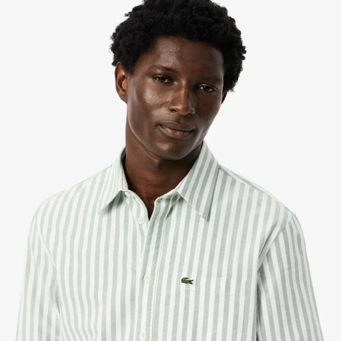 Men’s Regular Fit Striped Oxford Shirt