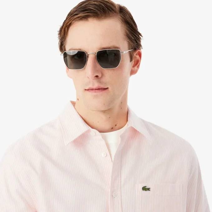 Men’s Regular Fit Striped Oxford Shirt
