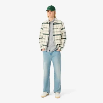 Men’s Regular Fit Striped Pinpoint Shirt