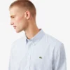 Men’s Regular Fit Striped Pinpoint Shirt