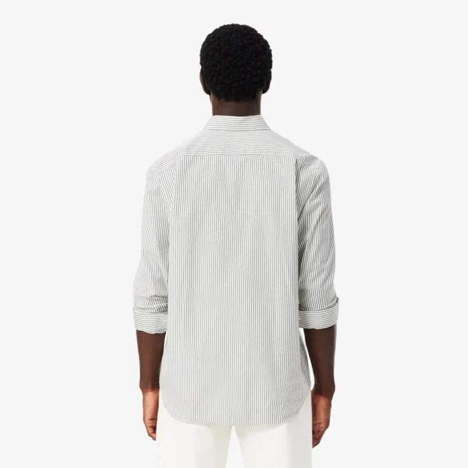 Men’s Regular Fit Striped Pinpoint Shirt