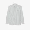 Men’s Regular Fit Striped Pinpoint Shirt