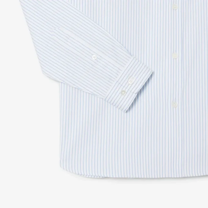 Men’s Regular Fit Striped Pinpoint Shirt