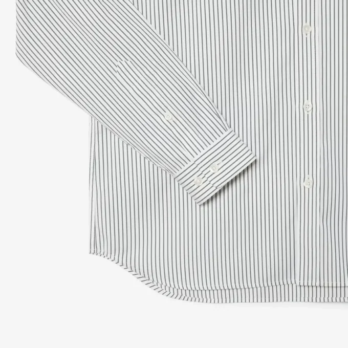 Men’s Regular Fit Striped Pinpoint Shirt