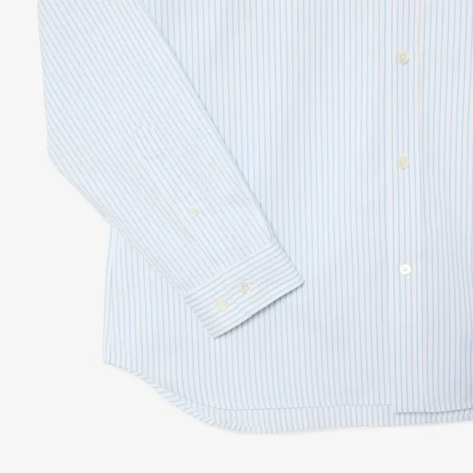 Men’s Regular Fit Striped Pinpoint Shirt