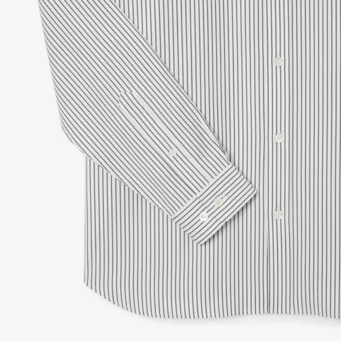 Men’s Regular Fit Striped Pinpoint Shirt