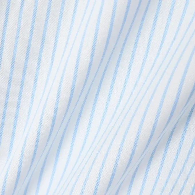 Men’s Regular Fit Striped Pinpoint Shirt