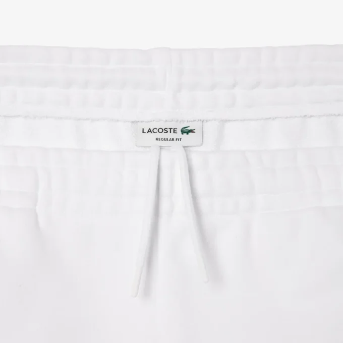 Men’s Regular Fit Text Embroidery Fleece Shorts