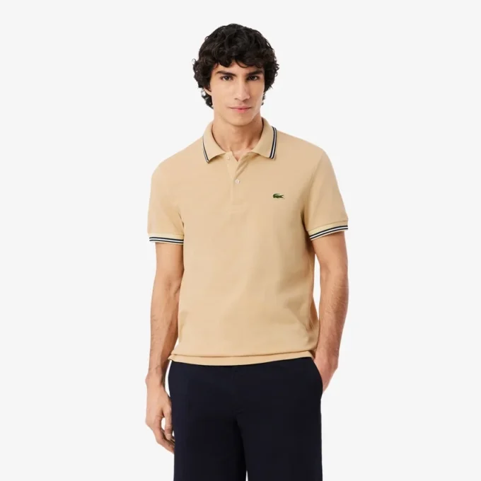 Men’s Regular Fit Trim Accent L.12.12 Polo
