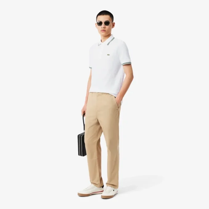 Men’s Regular Fit Trim Accent L.12.12 Polo