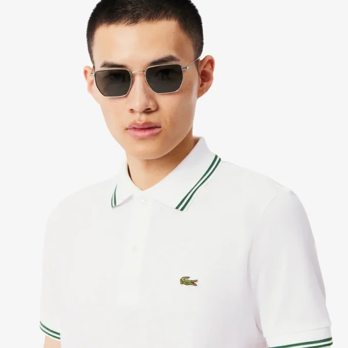 Men’s Regular Fit Trim Accent L.12.12 Polo