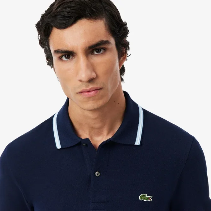 Men’s Regular Fit Trim Accent L.12.12 Polo