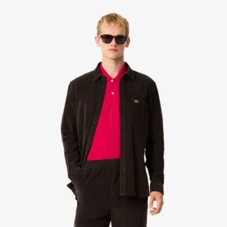 Men’s Regular Fit Velour Shirt