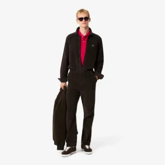 Men’s Regular Fit Velour Shirt