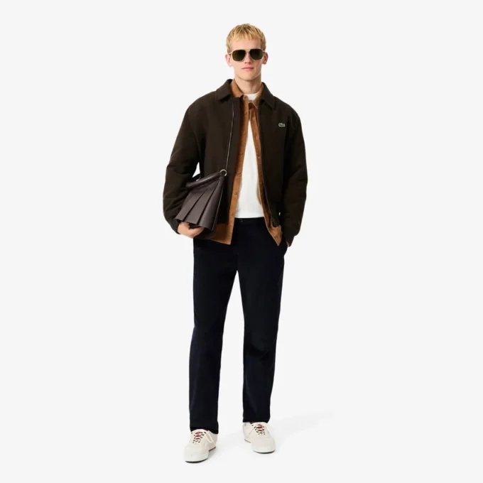 Men’s Regular Fit Velour Shirt